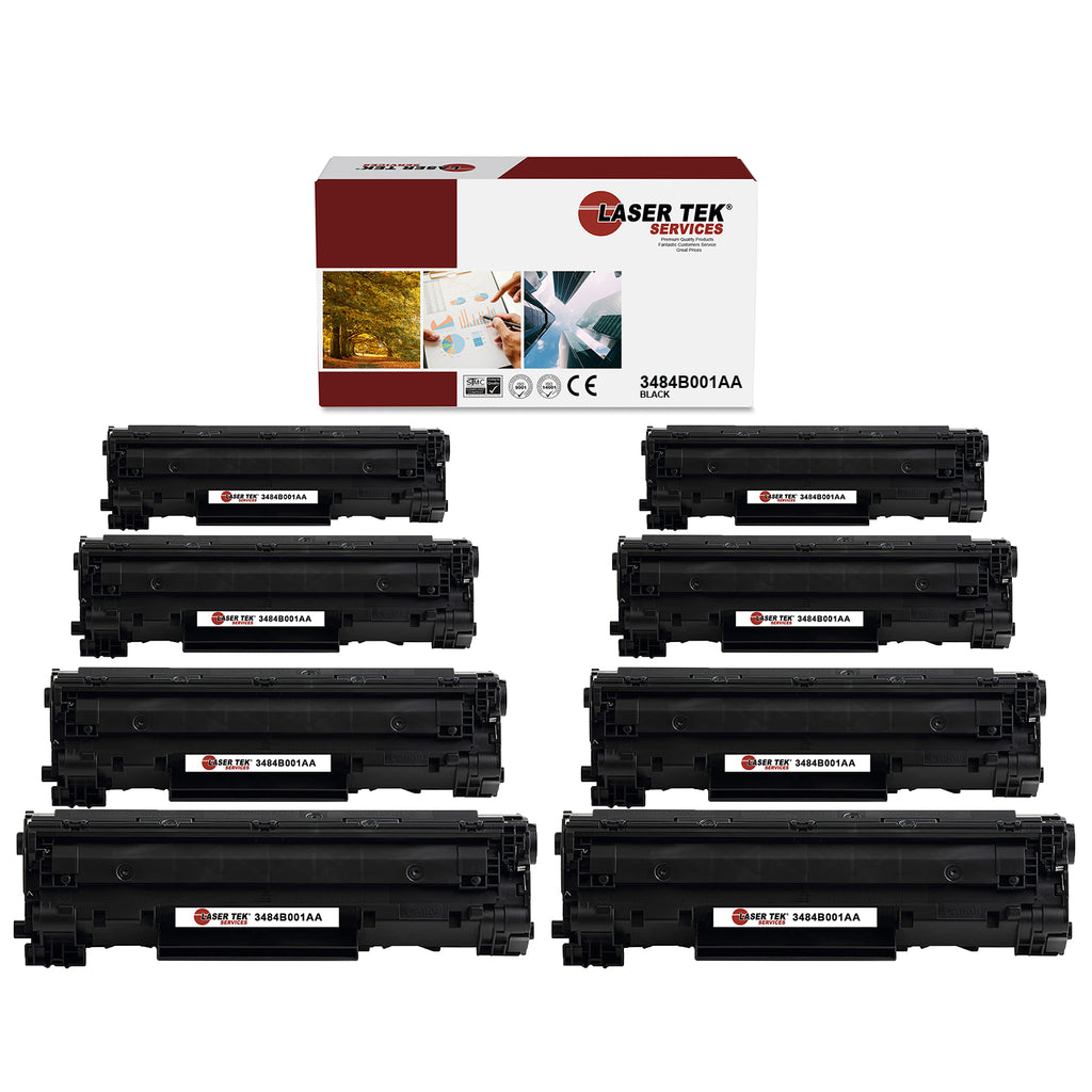 Canon 125 Black Toner Cartridge 8 Pack - Laser Tek Services