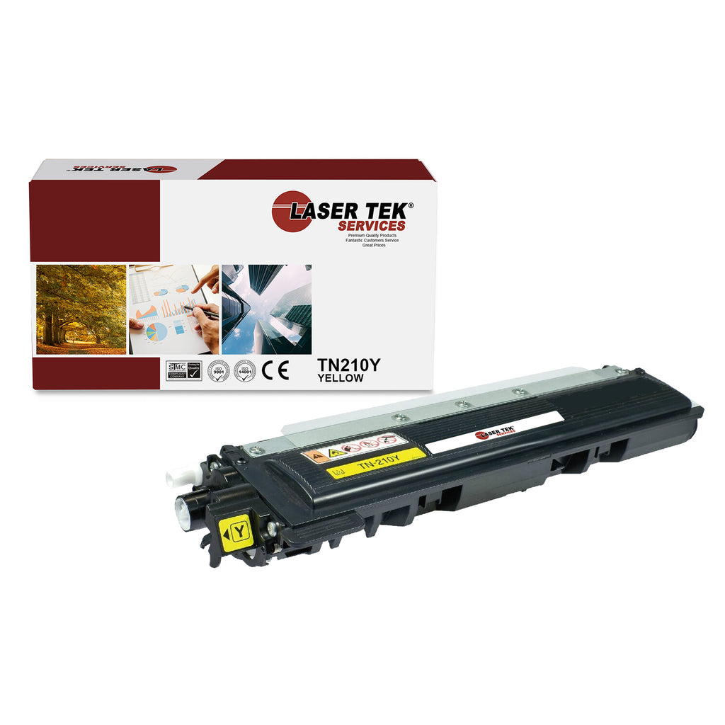 BROTHER TN210 TN210Y HL-3040 YELLOW REMANUFACTURED TONER CARTRIDGE - Laser Tek Services
