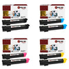 8 Pack Compatible Dell 5130 Replacement Toner Cartridges (2 Black 330-5846, 2 Cyan 330-5850, 2 Magenta 330-5843, 2 Yellow 330-5852) for use in the Dell Color Laser 5120cdn, 5130cdn, 5140cdn