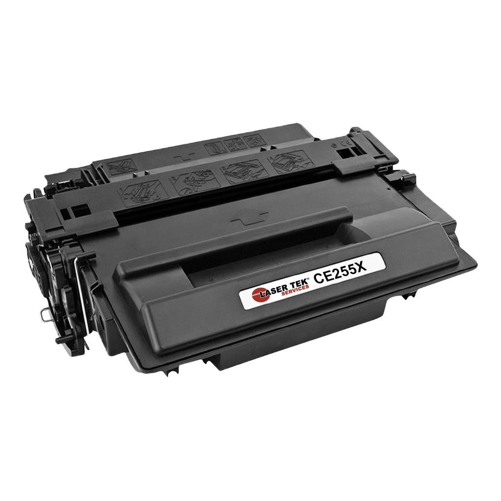 2 PACK PREMIUM REMANUFACTURED HP 55X BLACK (CE255X) TONER CARTRIDGE REPLACEMENT COMPATIBLE WITH HP LASERJET P3011 P3015 P3015D P3015DN P3015X