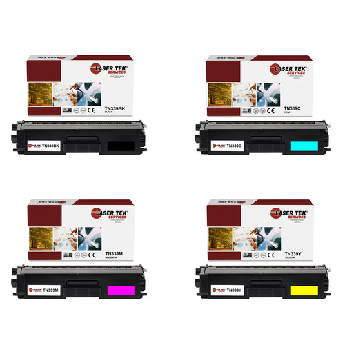 4 Pack Compatible Brother TN339 Replacement Cartridges