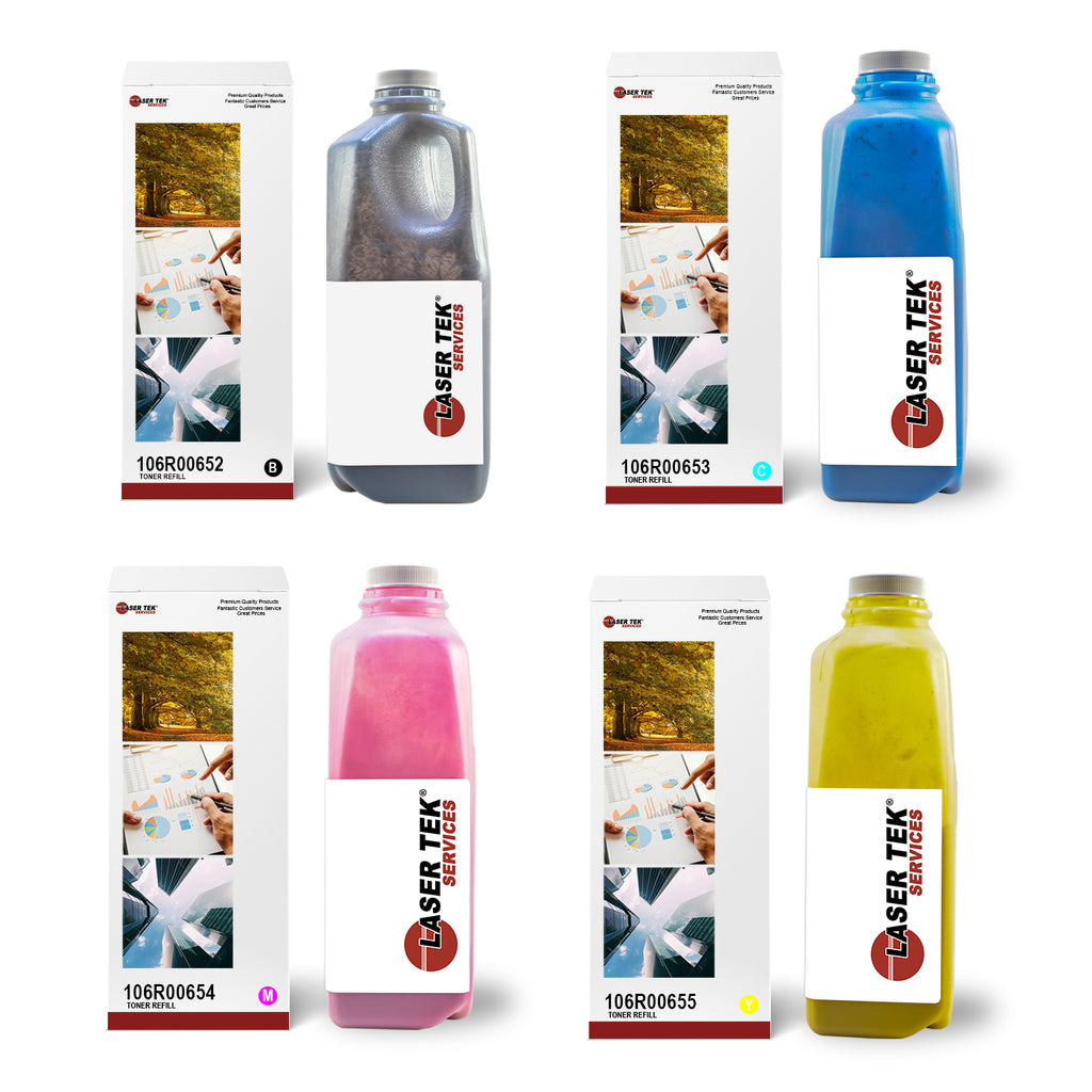 XEROX PHASER 7750 EX7750 4 PACK HIGH YIELD TONER REFILL