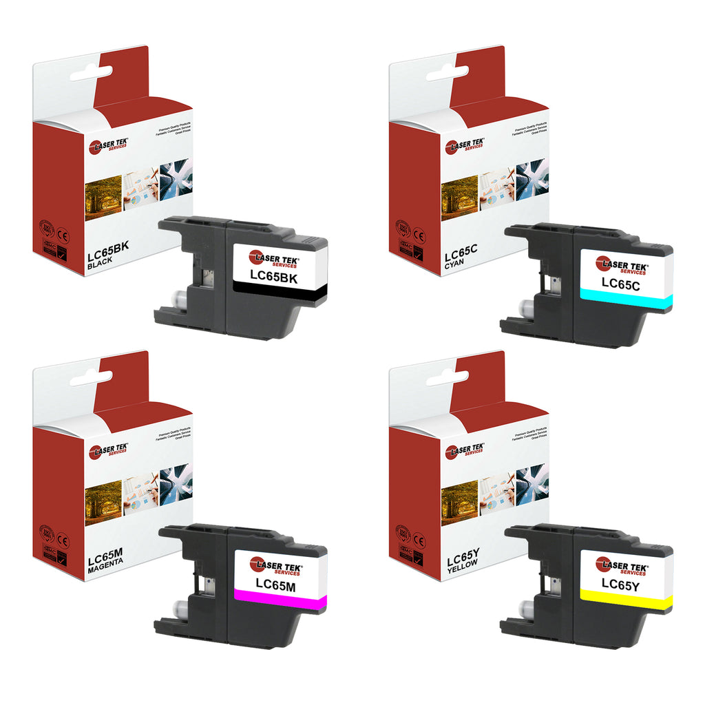 Brother LC65 Ink Cartridges 4 Pack - Laser Tek Services
