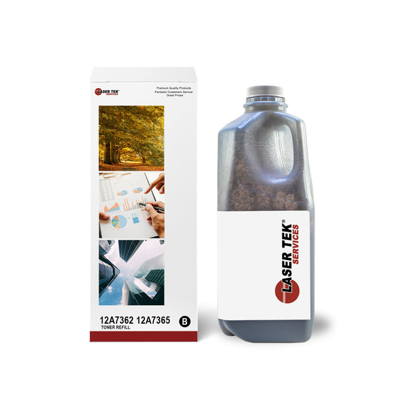 Lexmark 12A7365 Black Toner Refill 1 Pack - Laser Tek Services