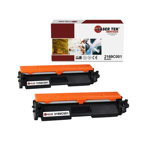 2 Pack Canon CRG-051H Black High Yield Compatible Toner Cartridge