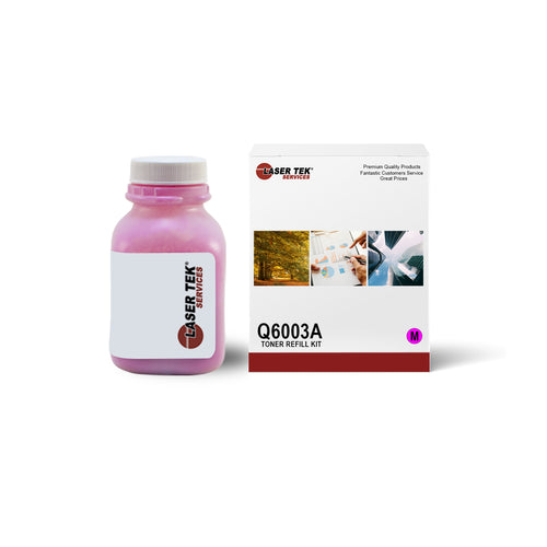 HP LASERJET 1600 2600 2600N 2605 MAGENTA TONER REFILL WITH CHIP