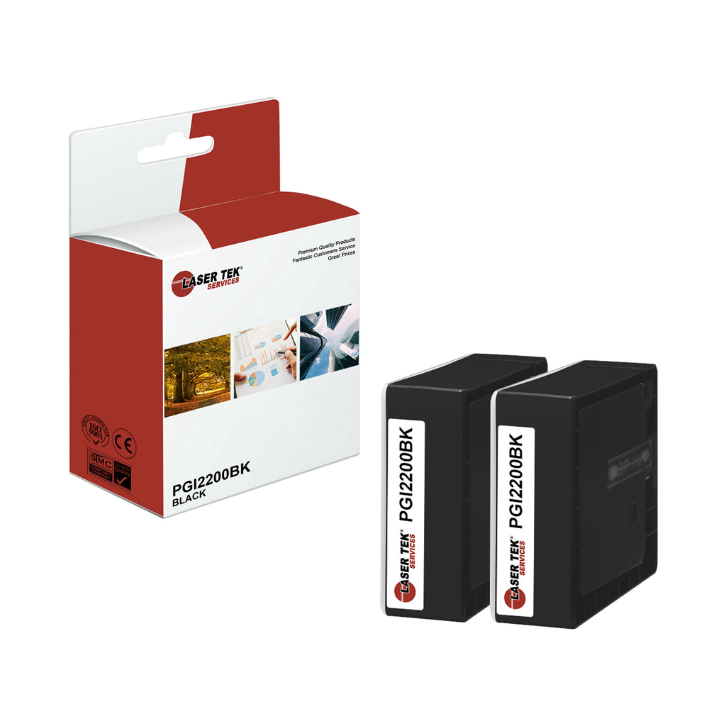 2 Pack Canon PGI-220 Black Compatible Ink Cartridge | Laser Tek Services