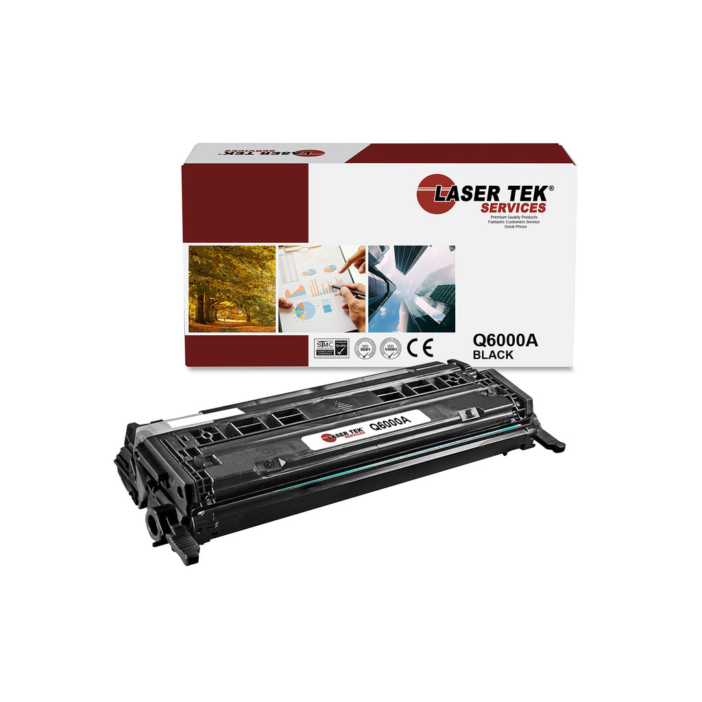 HP COLOR LASERJET Q6000A 1600 2600 BLACK TONER CARTRIDGE - Laser Tek Services