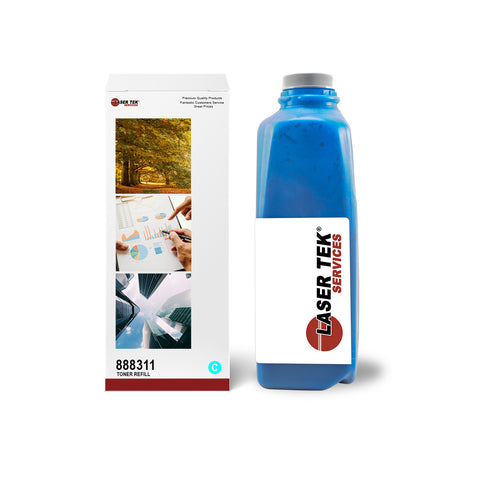 RICOH CL4000 CL-4000 TYPE 145 CYAN TONER REFILL WITH CHIP