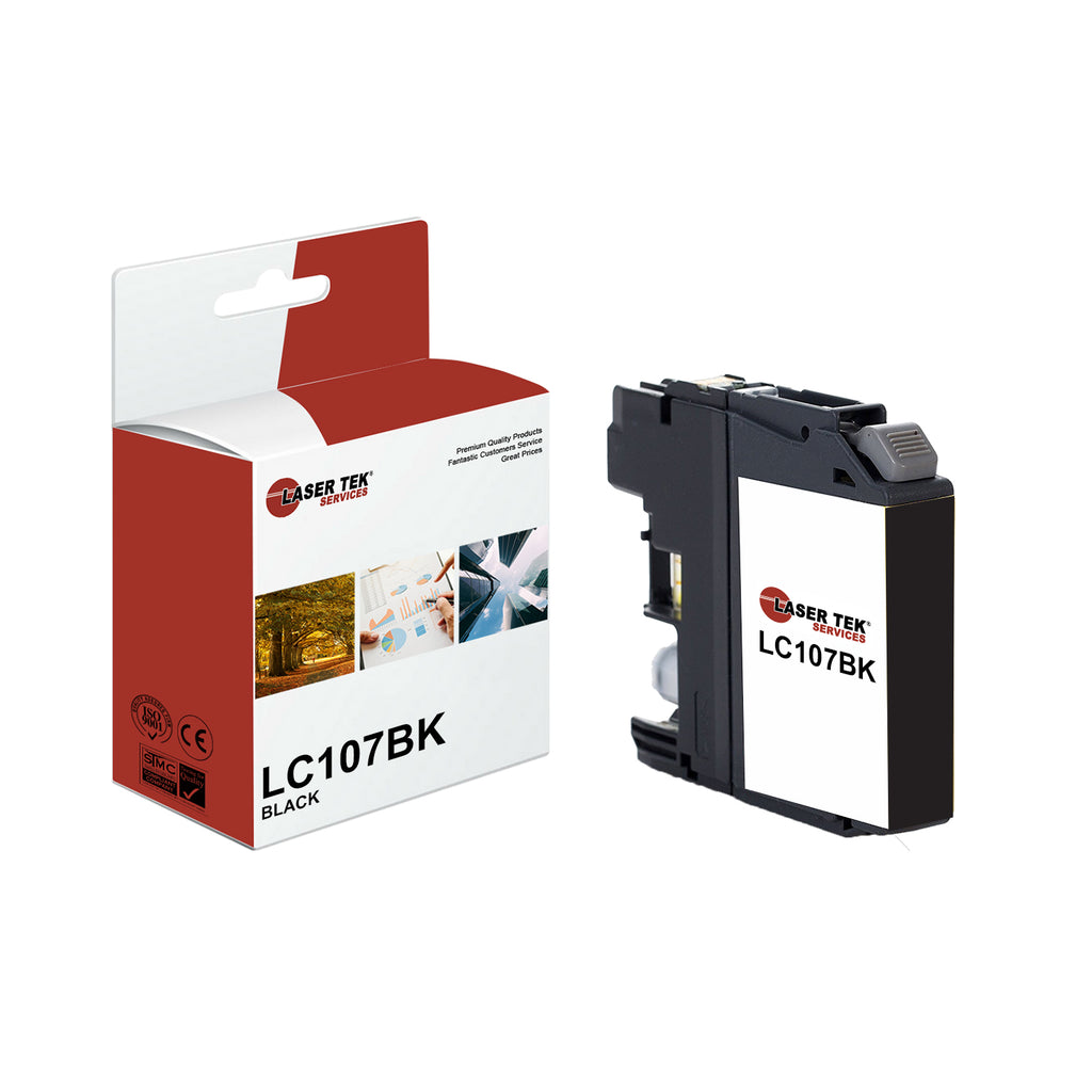 BROTHER LC107BK (LC-107) COMPATIBLE SUPER HIGH YIELD BLACK INK CARTRIDGE
