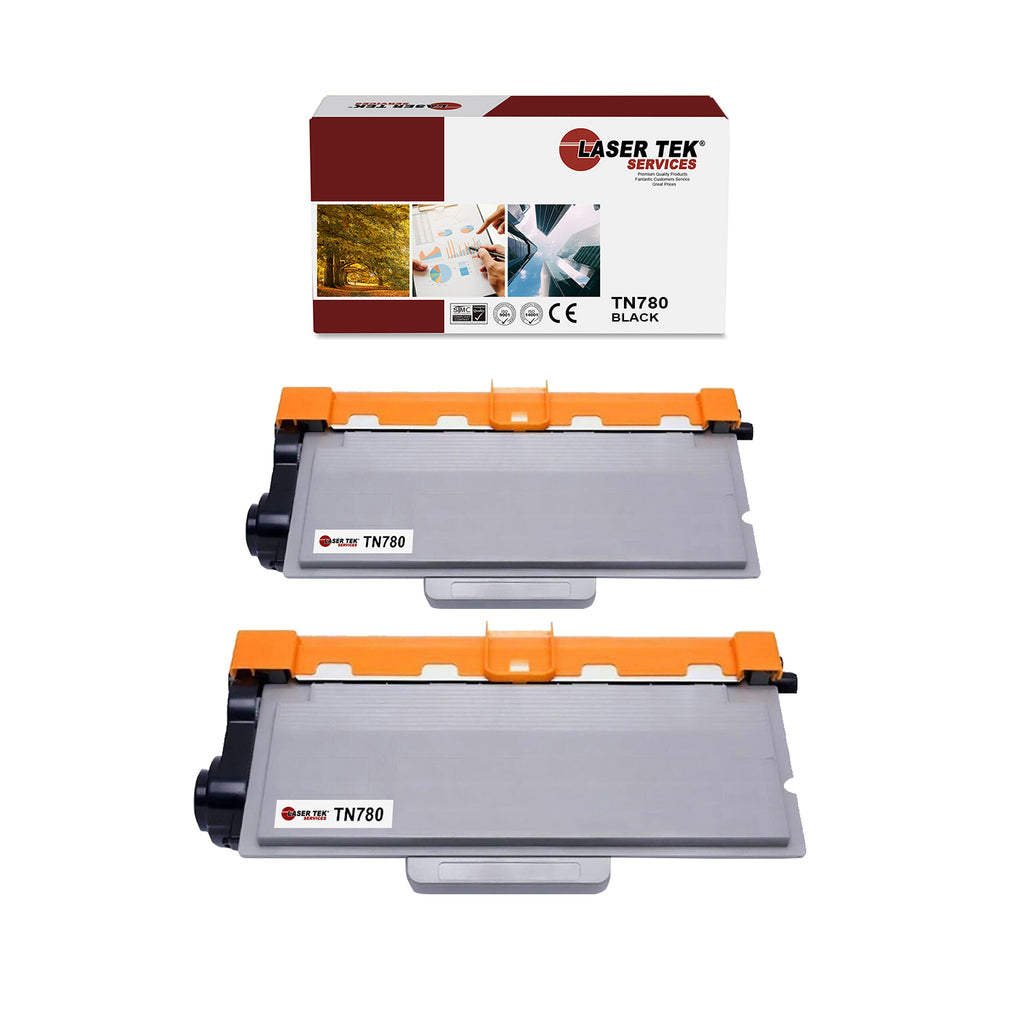 Brother TN780 TN-780 TONER CARTRIDGE HIGH YIELD 2 Pack - Laser Tek Services