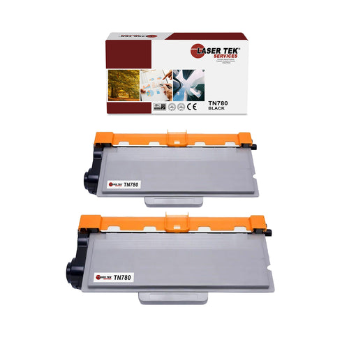 Brother TN780 TN-780 TONER CARTRIDGE HIGH YIELD 2 Pack - Laser Tek Services