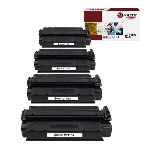 HP LASERJET C7115A 15A 4 PACK 1200 1200N REMANUFACTURED TONER CARTRIDGE