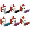 6 Pack Canon PGI280 CLI281 PBBCMYPC Super HY Compatible Ink
