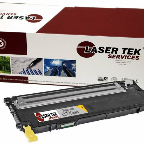 Yellow Compatible Samsung CLT-Y406S High Yield Replacement Toner Cartridge for the Samsung CLP-365W, CLX-3305FW, Xpress C410W, Xpress C460FW