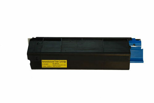 OKIDATA C5100 C5200 C5300 42127401 YELLOW REMANUFACTURED TONER CARTRIDGE - Laser Tek Services