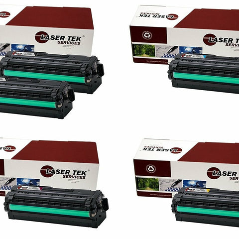 5 Pack Compatible Samsung CLT-506L High Yield Replacement Toner Cartridges for the Samsung CLP-680ND, CLX-6260FD, CLX-6260FW