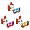 3 PACK COLOR INKJET CARTRIDGES FOR THE LEXMARK 100XL 14N1069 14N1070 14N107