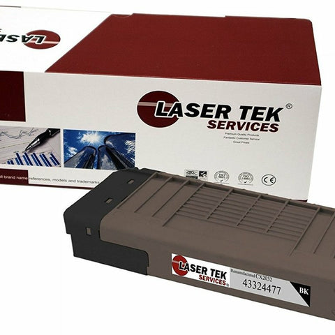 1 Pack Black Compatible CX2032 Toner Cartridge Replacement for the Okidata 43324477