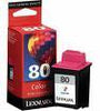 LEXMARK NO80 COLOR INKJET CARTRIDGE OEM