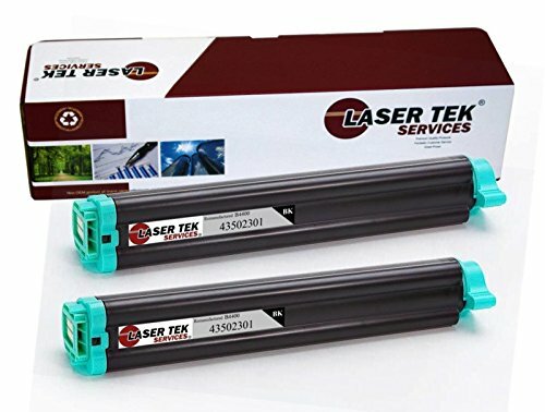 Okidata 43502301 Black Toner Cartridge 2 Pack - Laser Tek Services