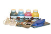 4 PACK SAMSUNG CLP-320 CLP-325 CLX-3185 CMYK HIGH YIELD TONER REFILL KIT WITH CHIPS
