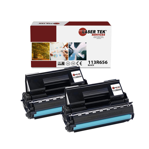 2 Pack Black Compatible Xerox 113R656 High Yield Replacement Toner Cartridges for the Xerox Phaser 4500, 4500b, 4500dt, 4500dx, 4500n