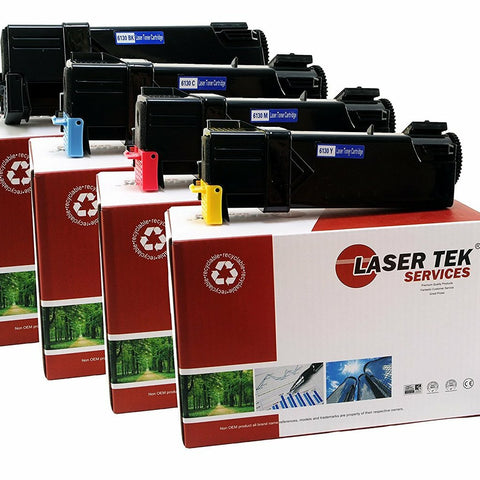 Xerox 6130 106R01281 106R01278 106R01279 106R01280 Toner Cartridge 4 Pack - Laser Tek Services