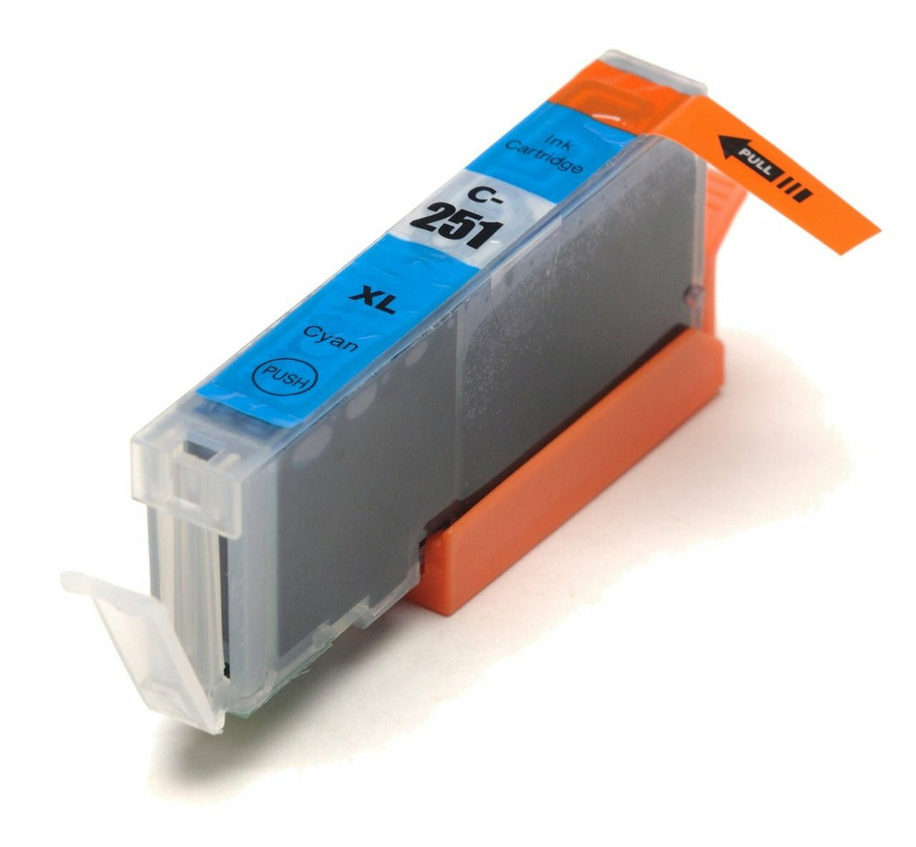 COMPATIBLE CANON 6449B001 (CLI-251XL) CYAN HIGH YIELD INK CARTRIDGE