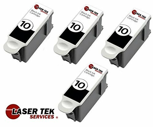 4 Pack Black Compatible Kodak 10XL(8237216) Replacement Ink Cartridges for use in the Kodak EasyShare 5100, EasyShare 5300, EasyShare 5500, ESP 3, ESP 3250, ESP 5, ESP 5210, ESP 5250