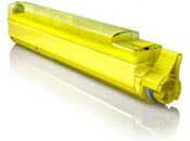 OKIDATA C9600 C9800 42918901 YELLOW REMANUFACTURED TONER CARTRIDGE - Laser Tek Services