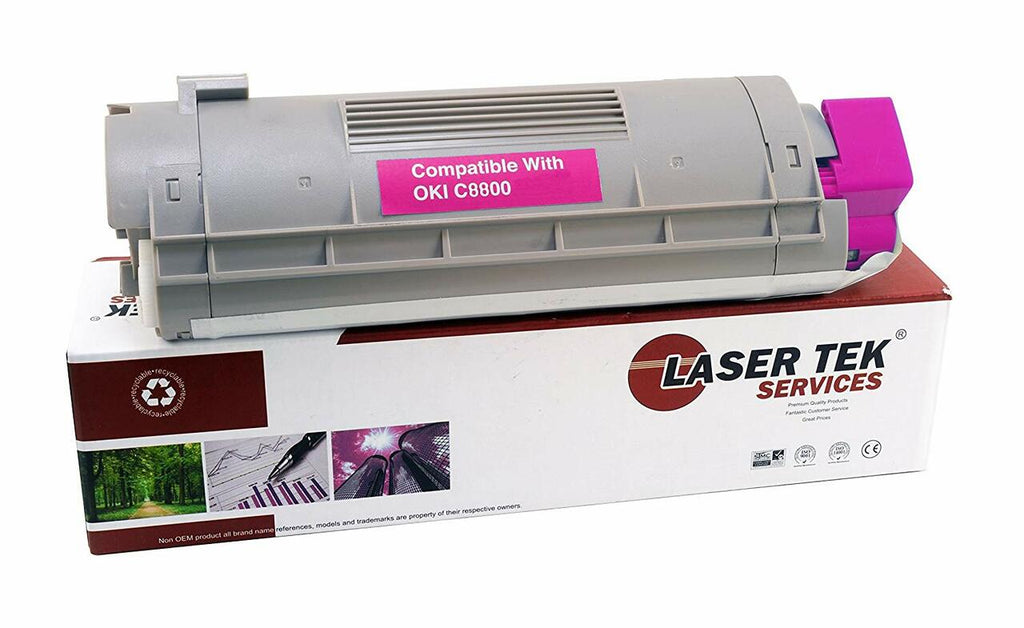 OKIDATA C8800 C8800DN 43487734 MAGENTA TONER CARTRIDGE