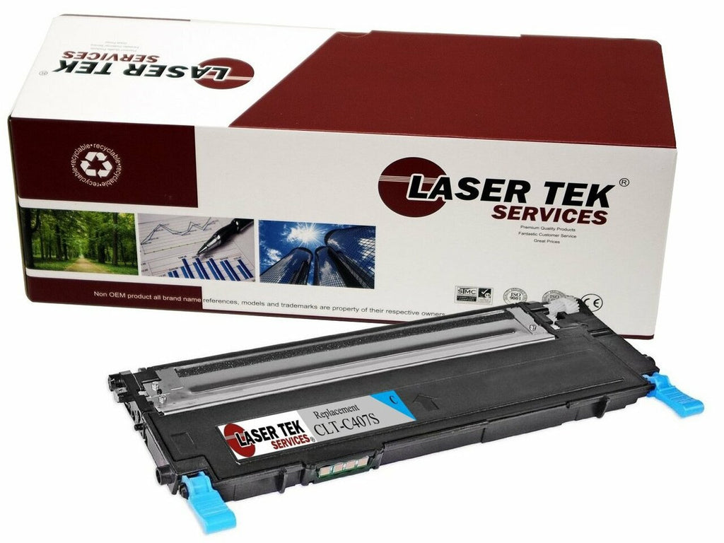 Samsung CLP-320 CLP-325 CLT-C407S Cyan Remanufactured Toner Cartridge
