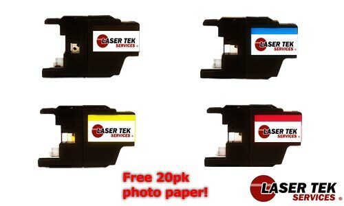 Brother LC75 Ink Cartridges 4 Pack with Photo Paper - Laser Tek Services