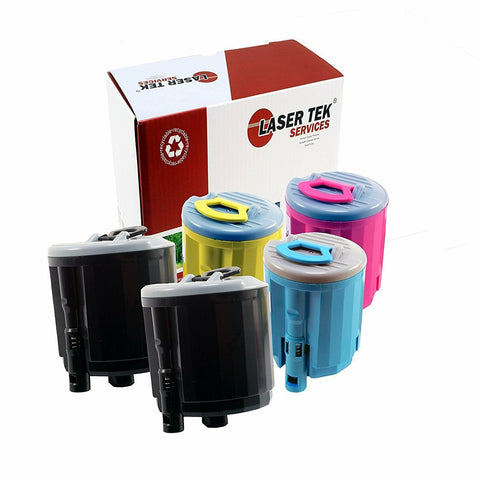 5 Pack Compatible Phaser 6110 Toner Cartridge Replacements for the Xerox 106R01274, 106R01271, 106R01272, 106R01273. (2x Black, Cyan, Magenta, Yellow)