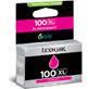 Lexmark 100XL Magenta Ink High Yield Returns Program OEM