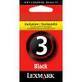 Lexmark No3 Black Ink Cartridge OEM