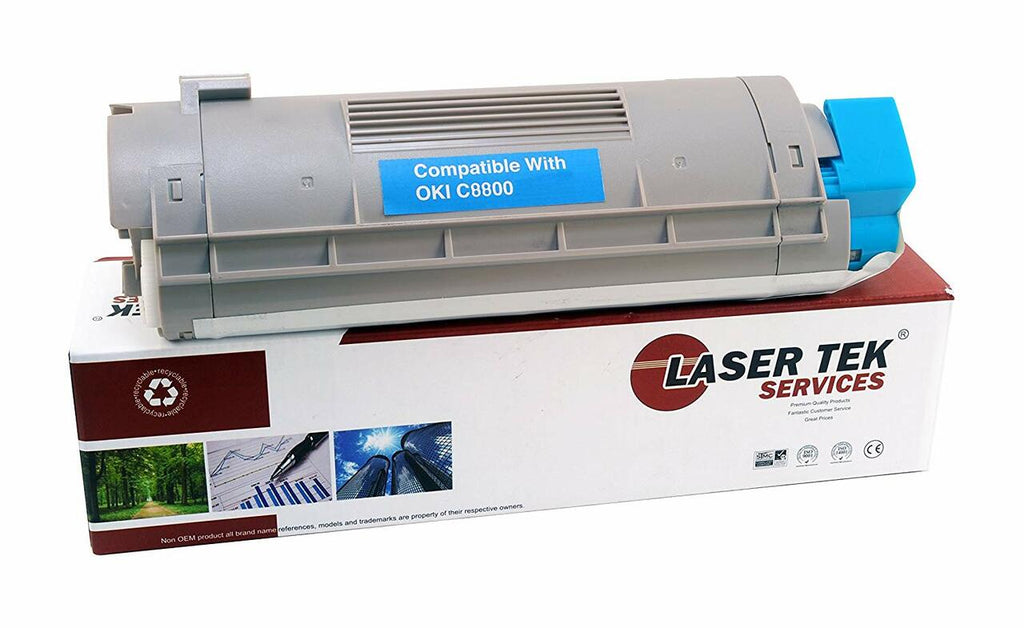 OKIDATA C8800 C8800DN 43487735 CYAN TONER CARTRIDGE