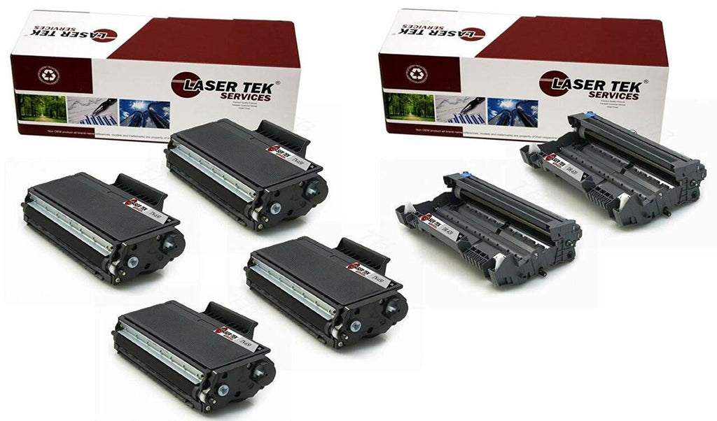 Brother TN650 Toner Cartridge DR620 Drum Unit 6 Pack - Laser Tek Services