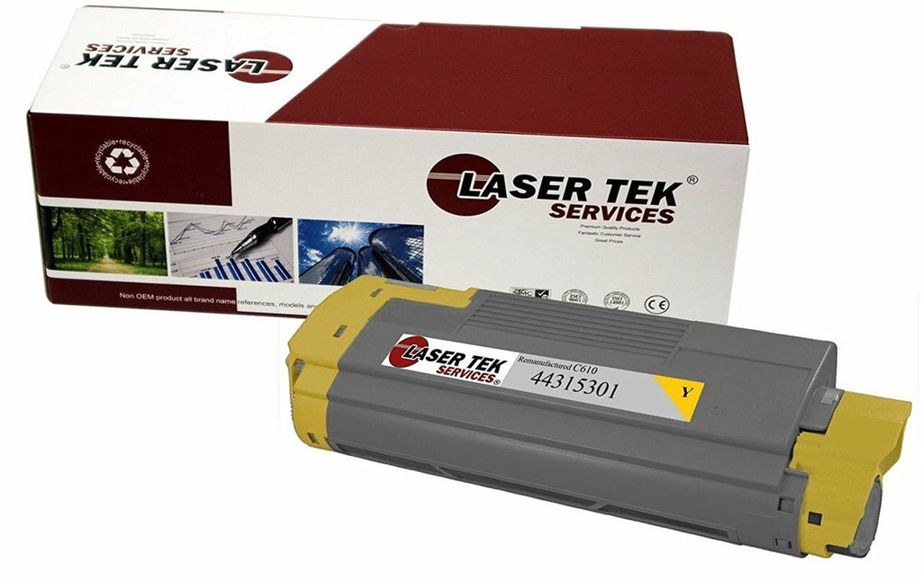Okidata 44315301 Yellow Toner Cartridge 1 Pack - Laser Tek Services