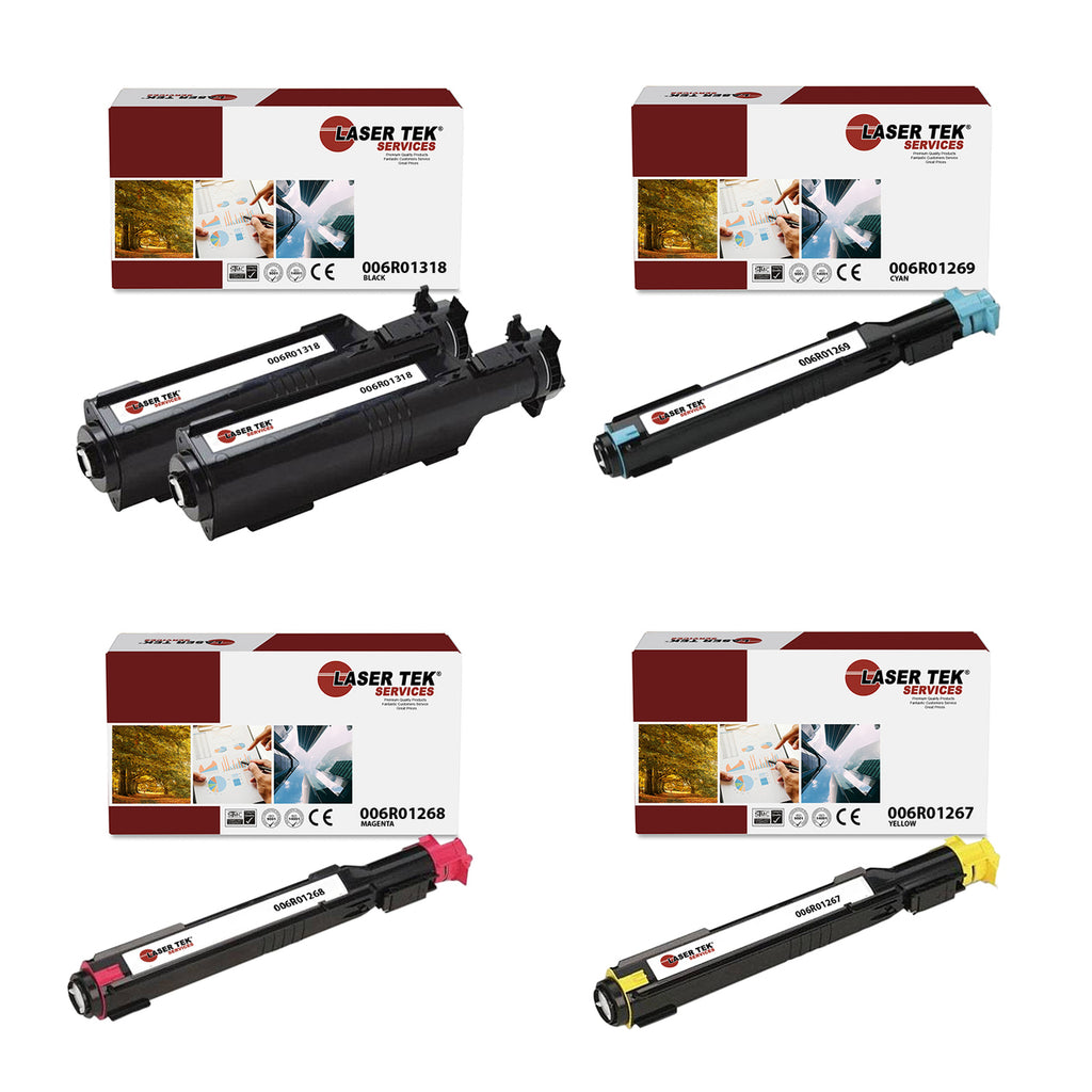 5 Pack Compatible Xerox 7132 High Yield Replacement Toner Cartridges for the Xerox WorkCentre 7132, 7232, 7242