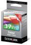LEXMARK NO37XLA HIGH YIELD CLR 500PGS OEM