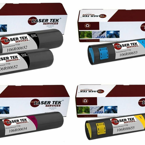 5 Pack Compatible Xerox 7750 High Yield Replacement Toner Cartridges for the Xerox Phaser 7750, EX7750, EX7760, EX7800, EX7890