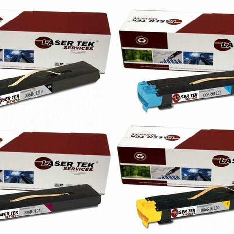 Xerox 006R01219 006R01222 006R01221 006R01220 Toner Cartridge 4 Pack - Laser Tek Services
