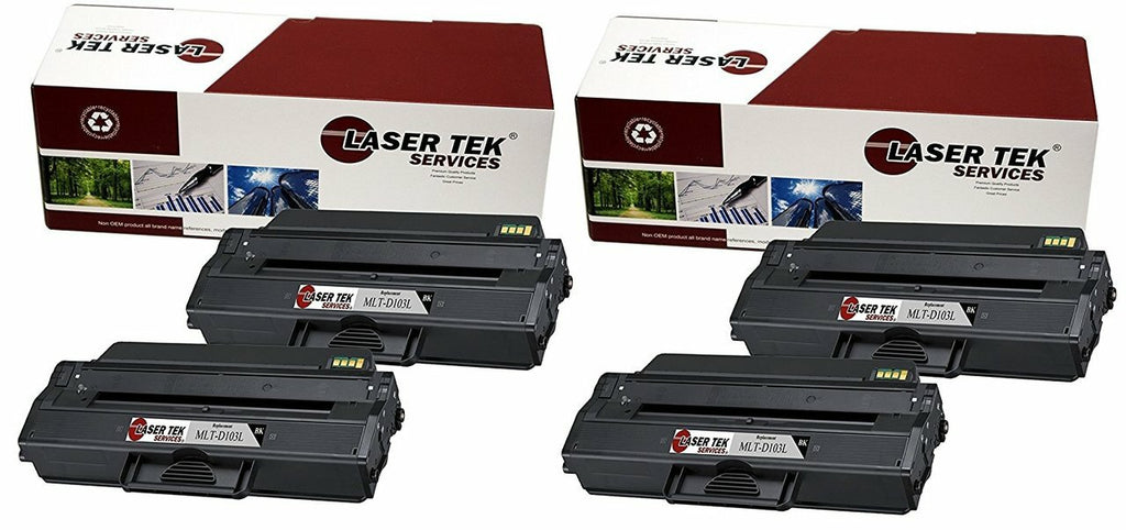 Samsung MLT-D103L Black Toner Cartridge 4 Pack - Laser Tek Services