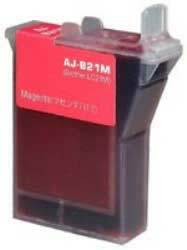 BROTHER LC21M LC21 MAGENTA REMANUFACTURED INK CARTRIDGE