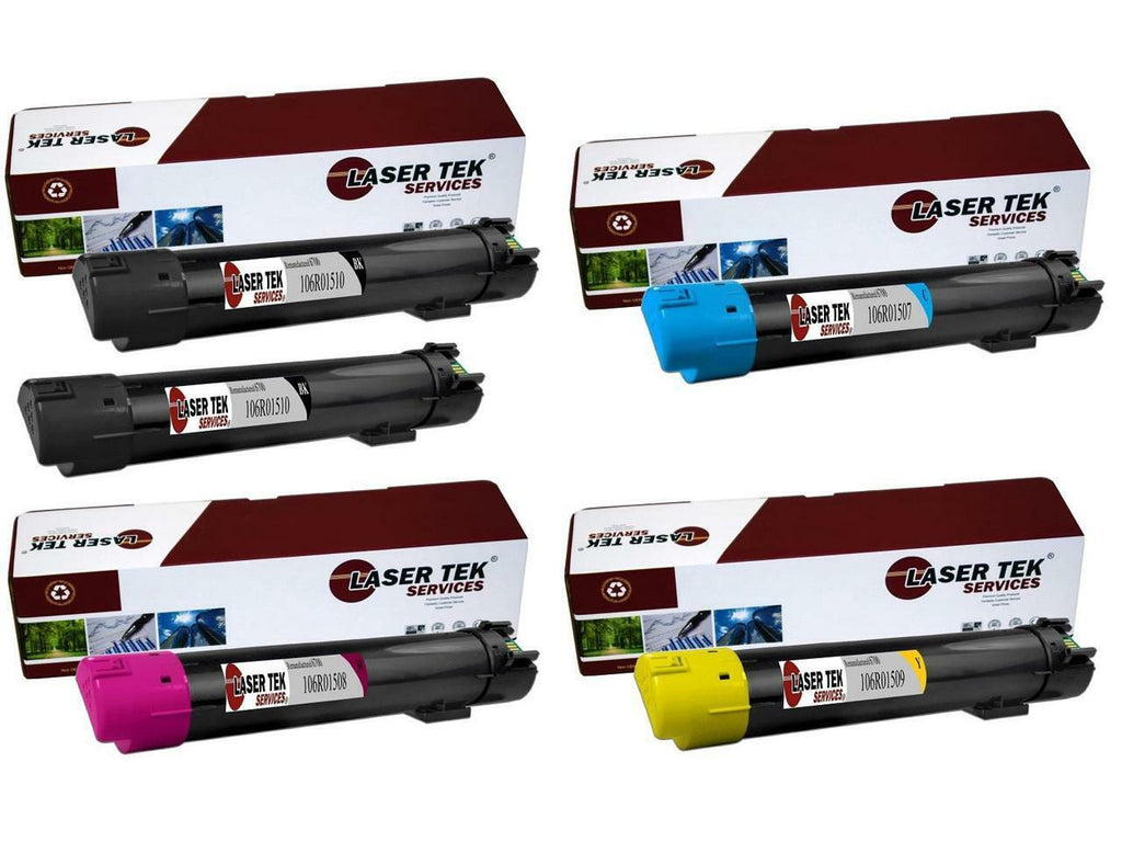 5 Pack Compatible Xerox 6700 High Yield Replacement Toner Cartridges