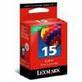 Lexmark No15 Color Ink 150pgs OEM