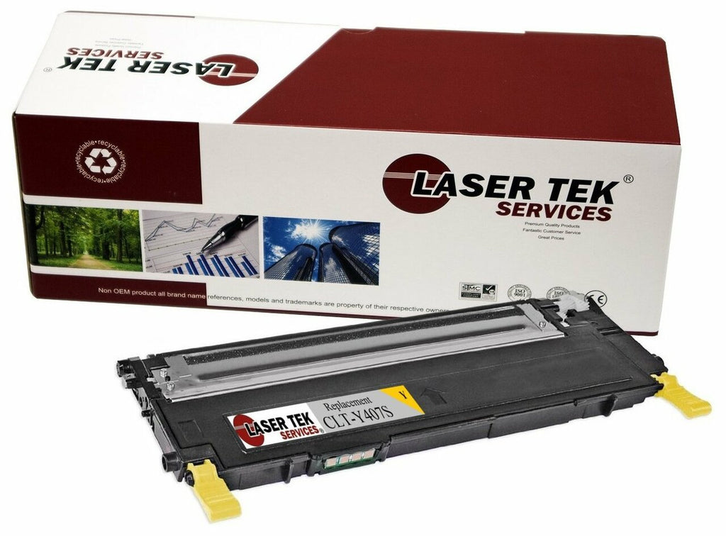 SAMSUNG CLP-320 CLP-325 CLT-Y407S YELLOW TONER CARTRIDGE