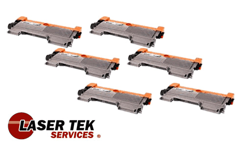 6 PACK PREMIUM REMANUFACTURED BROTHER TN450 TONER CARTRIDGES